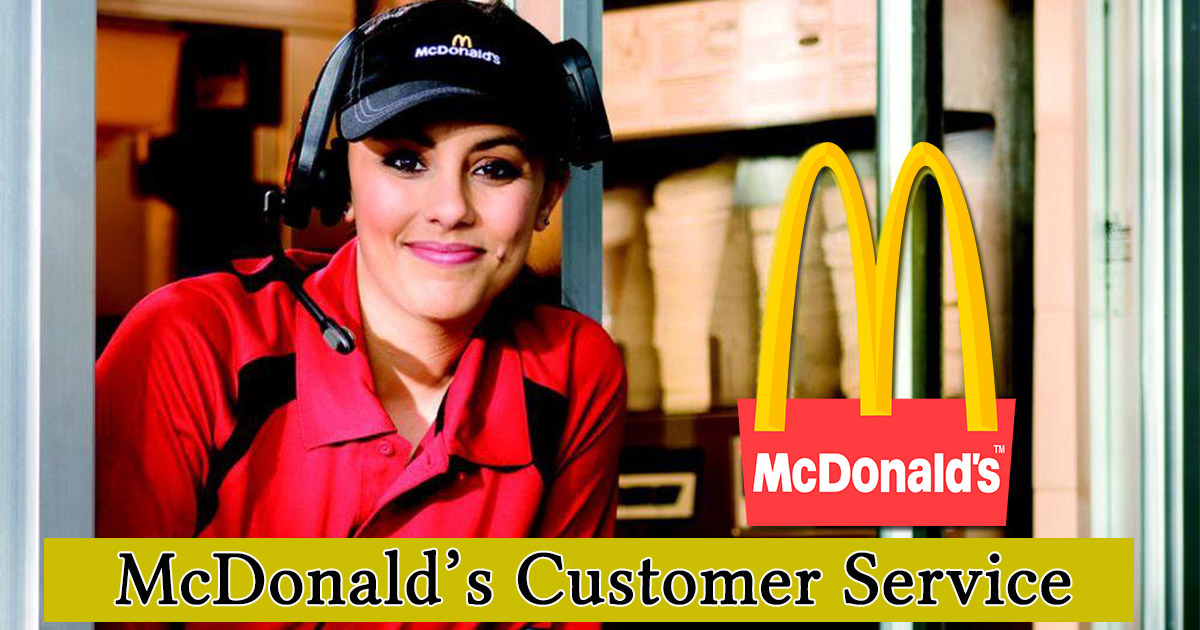 McDonalds Customer Service