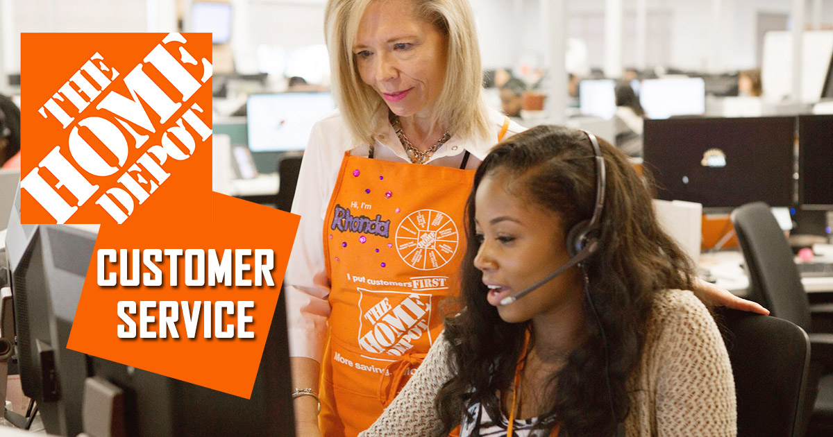 Home Depot customer service image